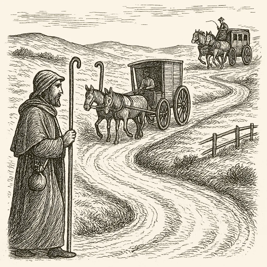 De Camino Jacobeo, camino de postas y finalmente Camino Real