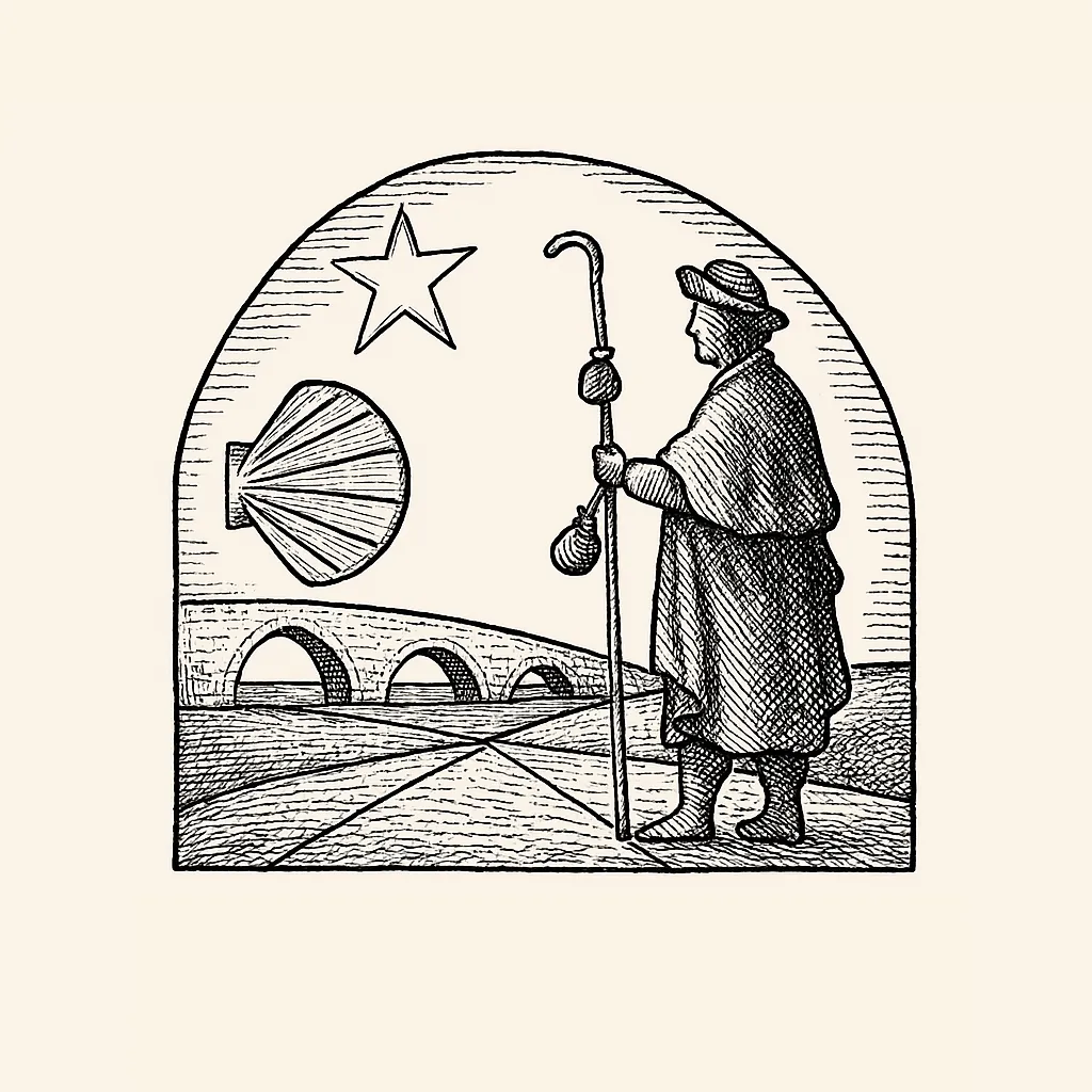 asociacion de amigos del camino de santiago de miranda de ebro Representación logotipo Asociación Amigos del Camino